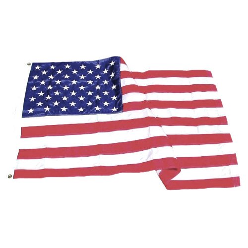 Eder Flag – Poly-Max Outdoor U.S. Flag - Proudly Made in The USA - Extremely Durable - Reinforced Fly Stitching - Heavy-Duty Duck Cloth Headers - Quality Craftsmanship (5x9.5 Foot)