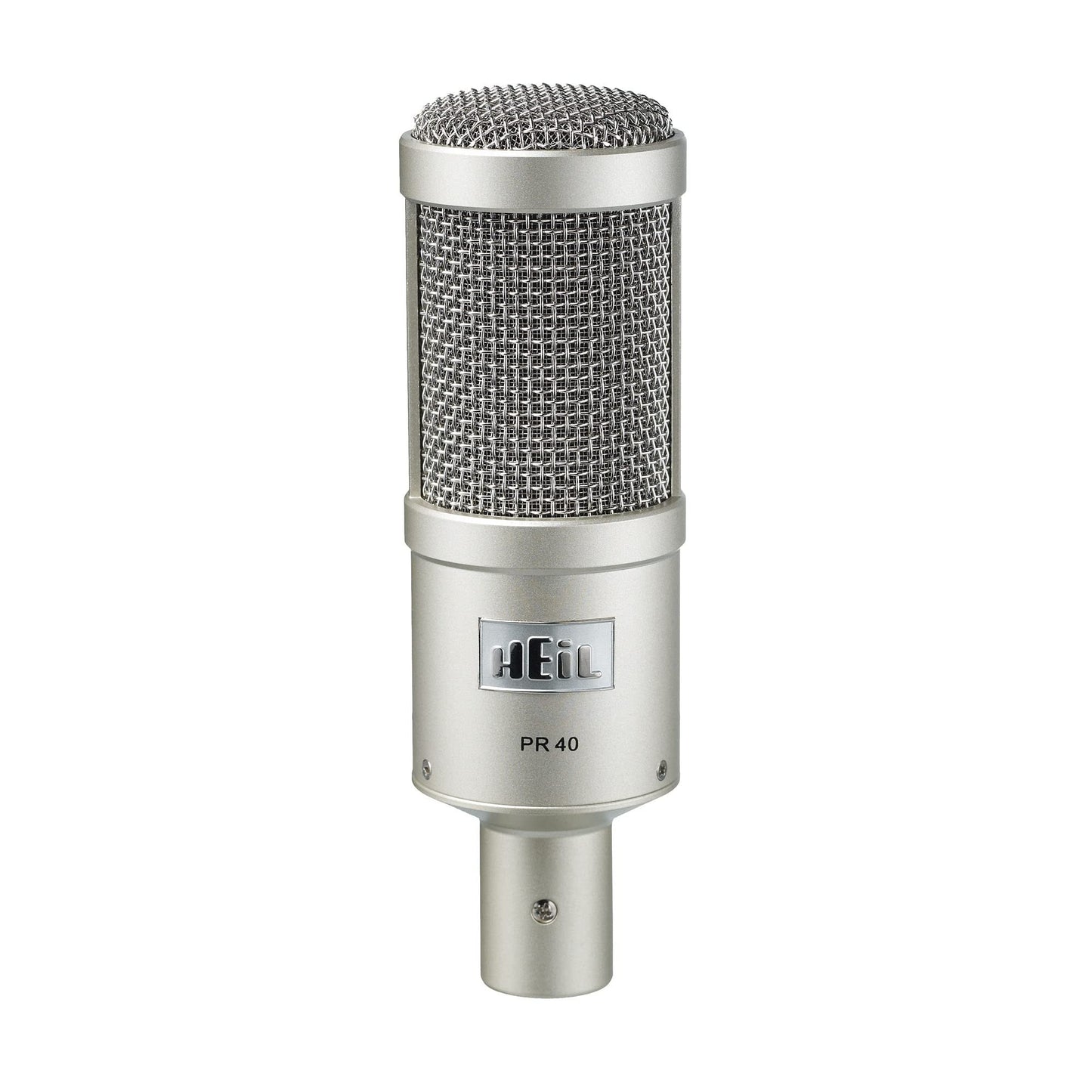 Heil PR 40 Dynamic Microphone for Streaming, Podcast, Recording, and Broadcast, XLR Microphone for Live Music, Wide Frequency Response, Smooth Sound, Superior Rear Noise Rejection, Durable
