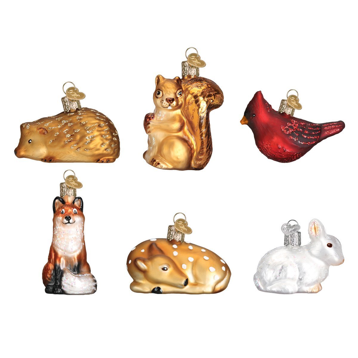 Old World Christmas Ornaments: Mini Ornamen Sets Glass Blown Ornaments for Christmas Tree