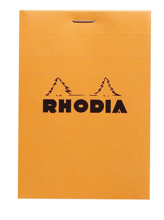 Rhodia Classic Orange Notepad 3.3 X 4.75 Grid (FBA_12200C)
