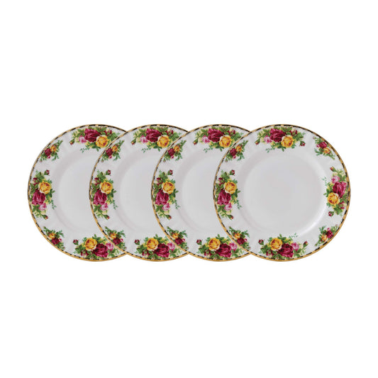 Royal Albert Old Country Roses Salad Plate 16cm White, Bone China