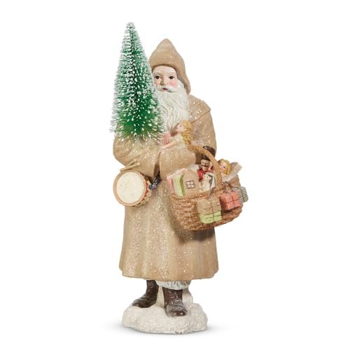 RAZ Imports Christmas Vintage Belsnickel Figurine, 12-inch Height, Holiday Decoration