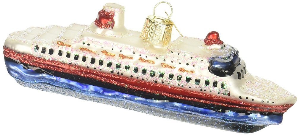 Old World Christmas Travel Glass Blown Ornaments for Christmas Tree