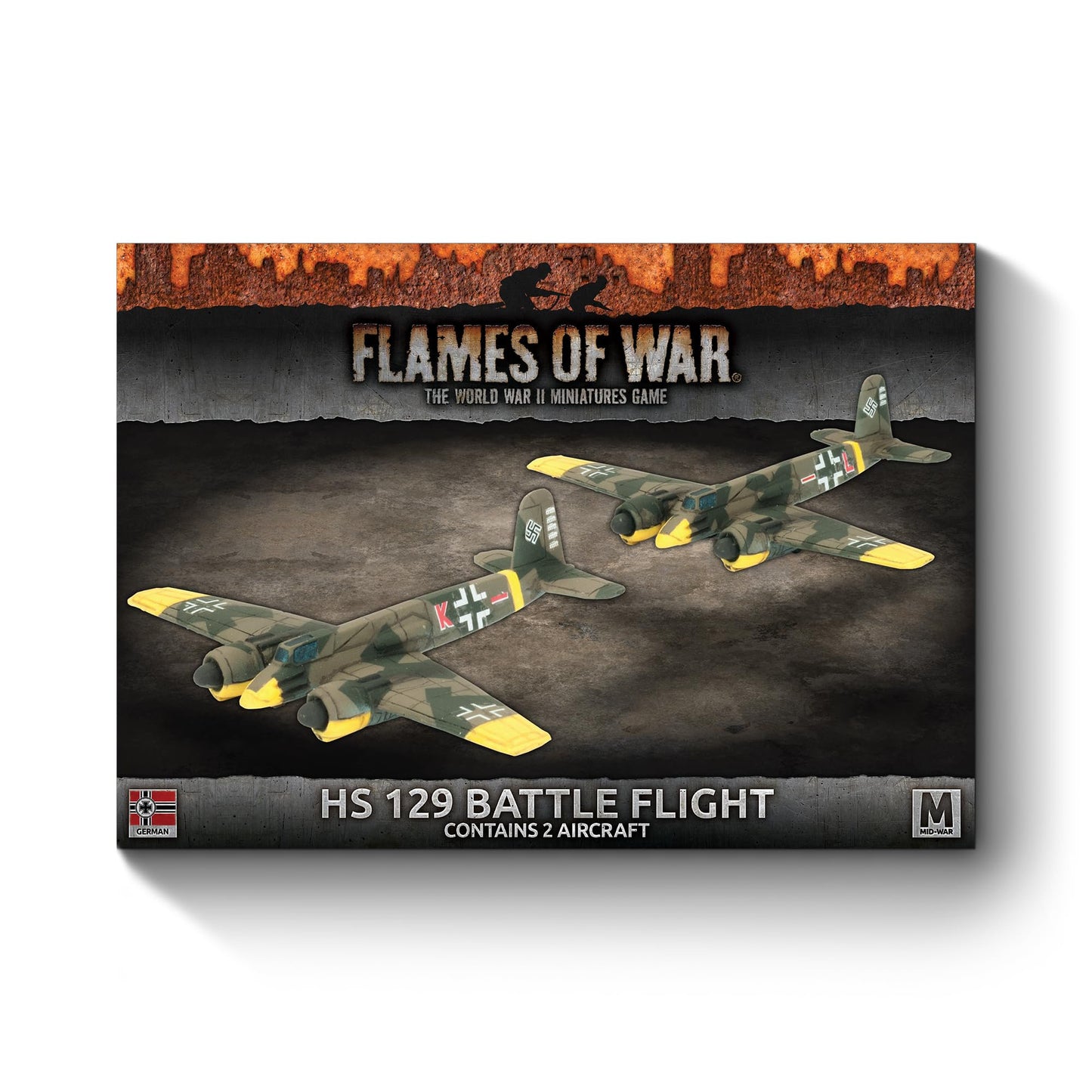 Flames of War: Mid War: German: HS 129 Battle Flight (GBX135)