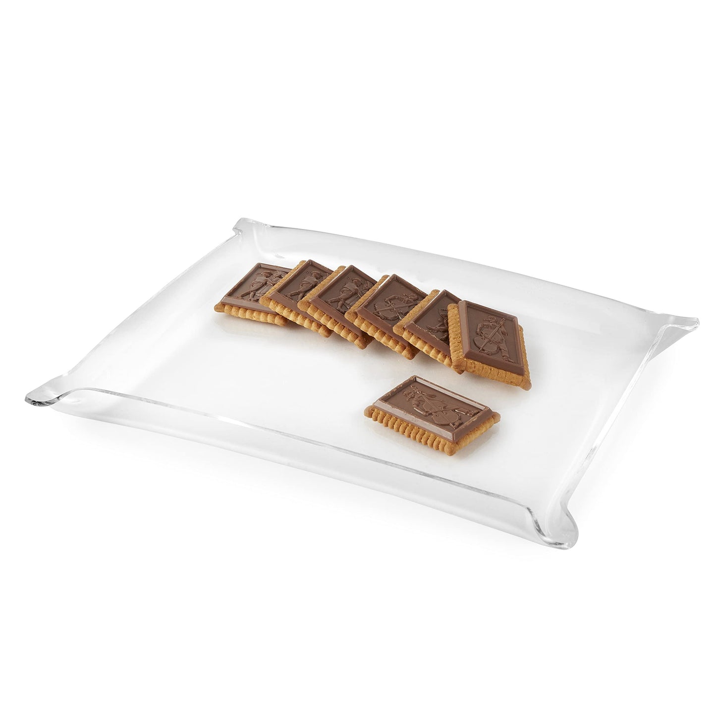 Huang Acrylic Clear Elegant Valet Tray