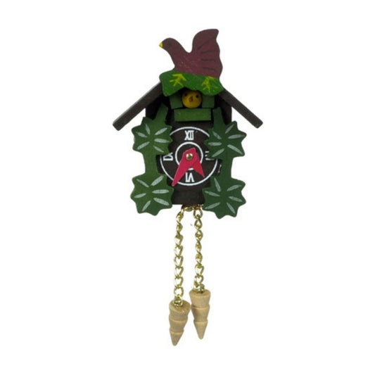 International Miniatures by Classics Dollhouse Miniature Wood Cuckoo Clock