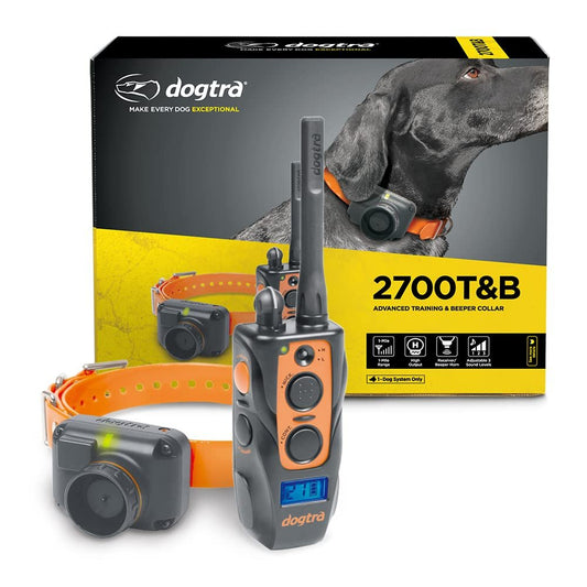 Dogtra 2700T&B Series Long Range 1-Mile Training & Beeper Remote Dog Training E-Collar for Upland Gun Dogs