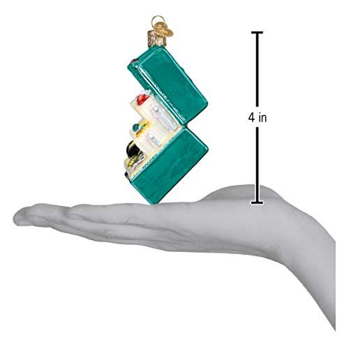 Old World Christmas Ornaments: Fisherman Collection Glass Blown Ornaments for Christmas Tree