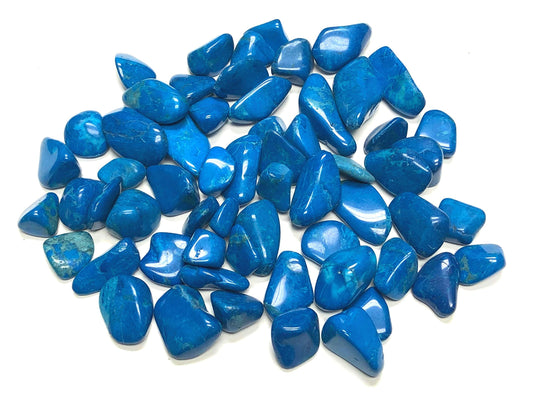 Zentron Crystal Collection: Tumbled Blue Howlite in Velvet Bag (1 Pound)