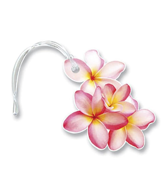 Welcome to the Islands Luggage Tag Pink, Yellow