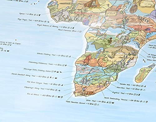 Awesome Maps Hiking Map Surf Accessory One Size Multi