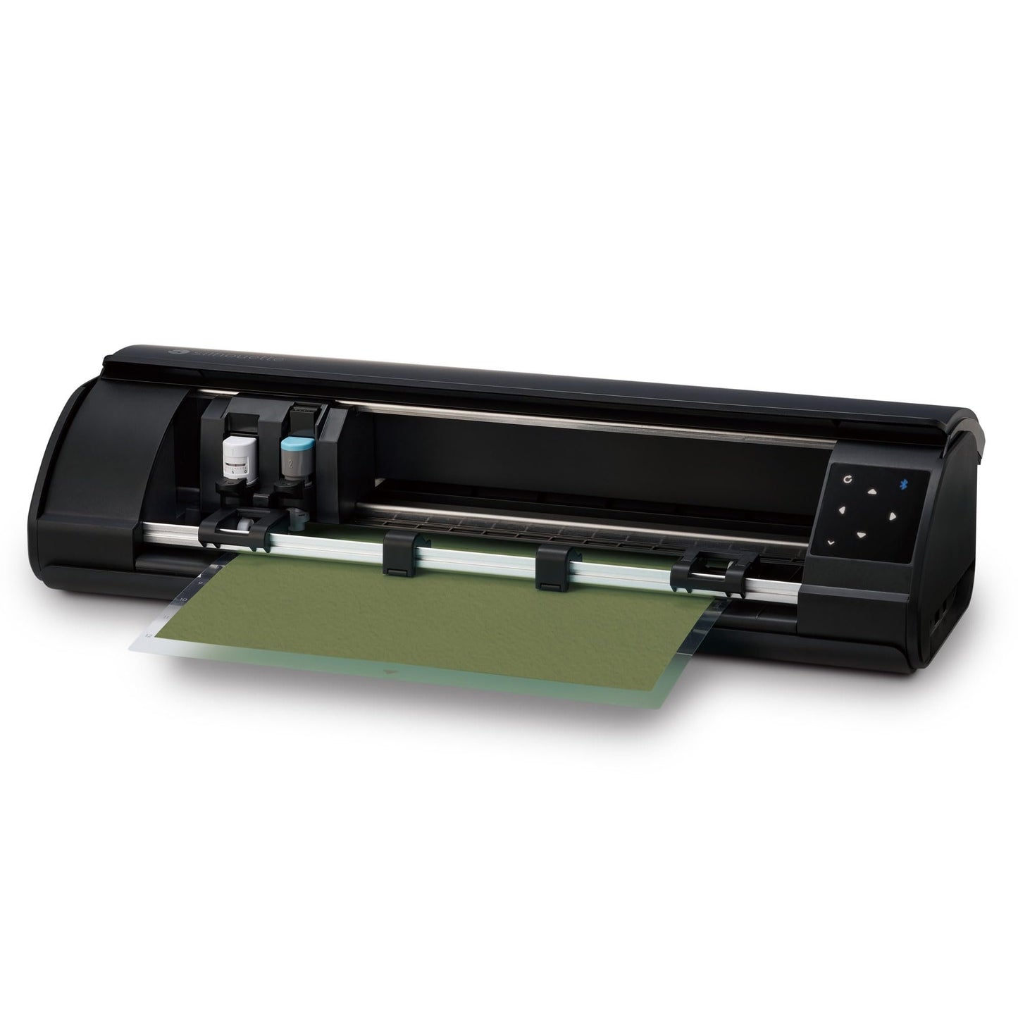 Silhouette Cameo 5 12 inch Vinyl Cutting Machine with Studio Software, Electric Tool and ES Mat Compatible, SNA and IPT, 50 db, Matte Black Edition