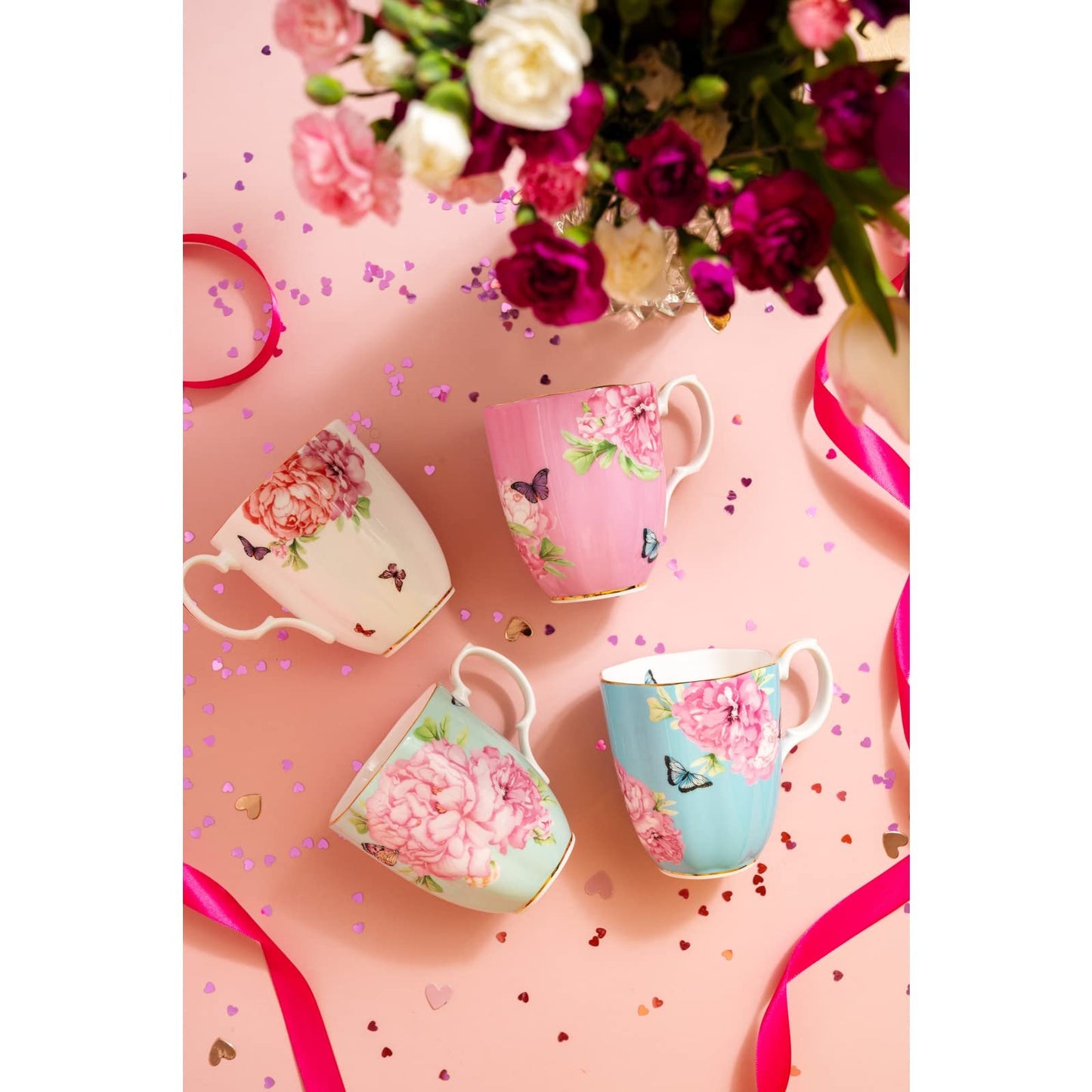 Royal Albert Miranda Kerr Friendship Mugs Set of 4