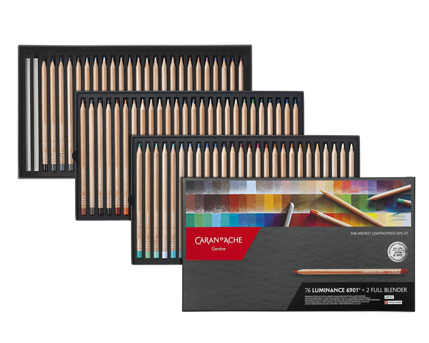 Caran d'Ache Artist Luminance Pencil Set (Set of 76)