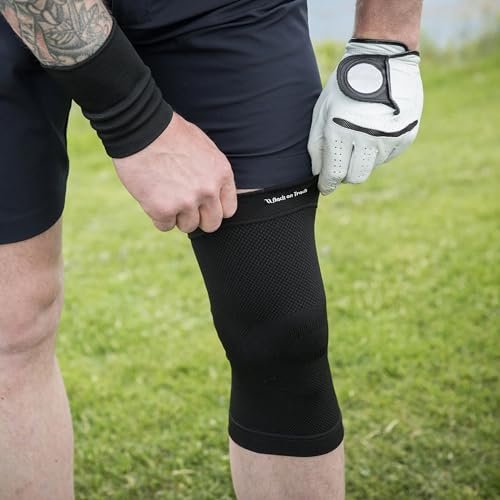 Back on Track Unisex Physio Knee Brace - Support 4-Way Stretch Welltex Supportive Brace for Running, Working Out, Weight Lifting, Sports and Recovery Support
