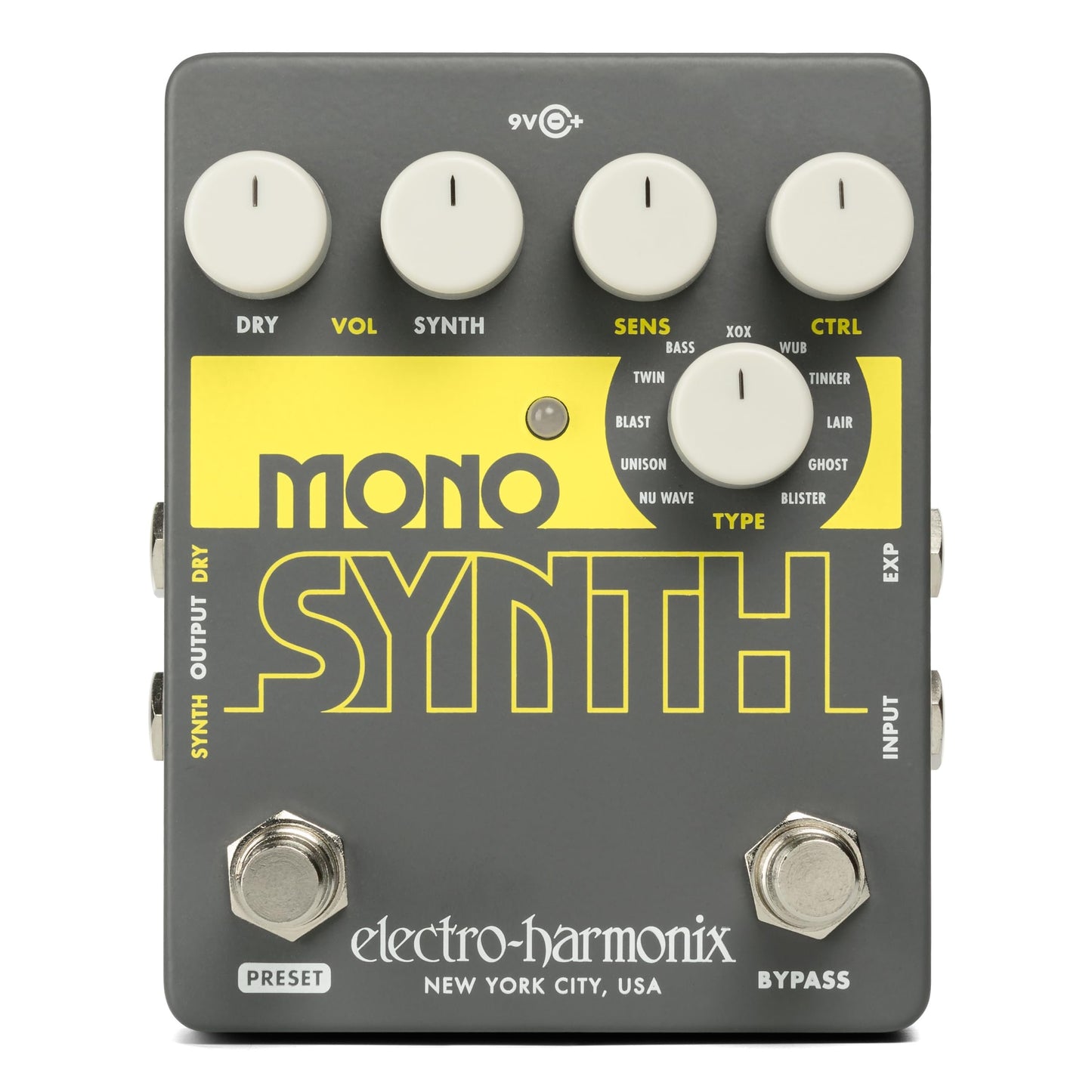 Electro-Harmonix Mono Synth Guitar Synthesizer Pedal