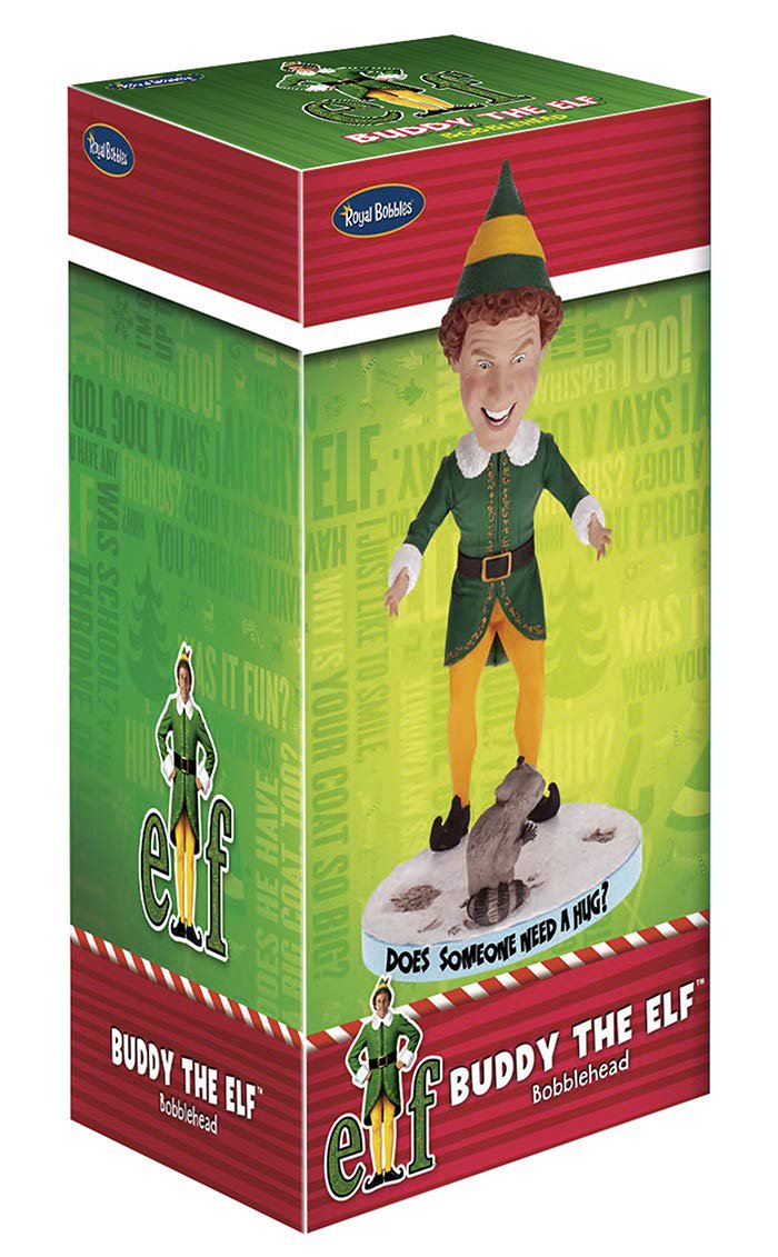 Royal Bobbles Buddy The Elf Collectible Bobblehead Statue
