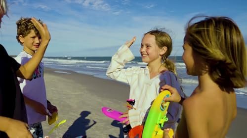 Surfer Dudes Legends & Surfer Pets Wave Powered Mini-Surfer, Pet and Surfboard Beach Toy