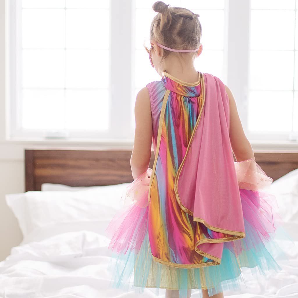 Costume / Super-Duper Tutu/Cape/Mask, Pink/Gold Size 4-6
