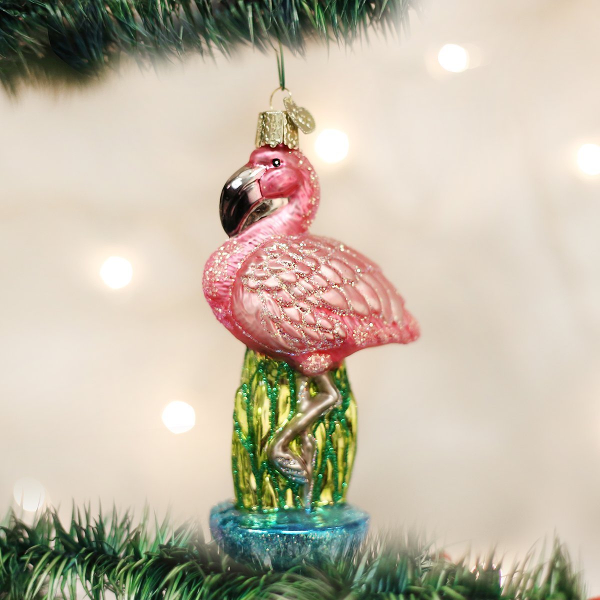 Old World Christmas Ornaments: Zoo and Wildlife Animals Glass Blown Ornaments for Christmas Tree