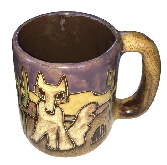 Mara Stoneware Mug - Coyote Desert Cactus - 16 oz