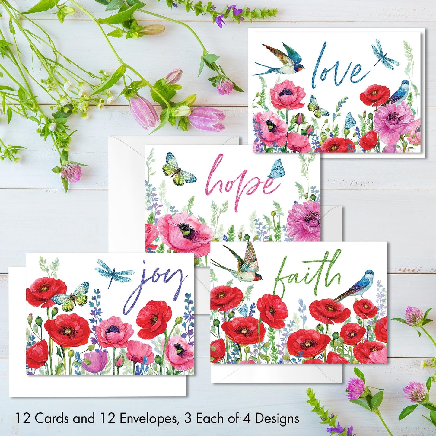Designer Greetings Faithfully Yours Boxed Everyday Assortment Cards