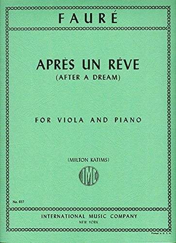 FAURE - Apres un Reve para Viola y Piano (Katims)
