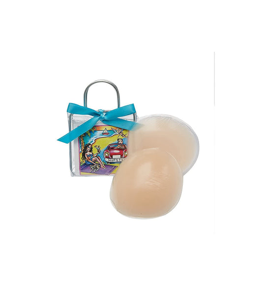 Dimrs Women's NipStik Adhesive Silicone Nipple Covers Nipstik O/S Nude, Beige, Regular