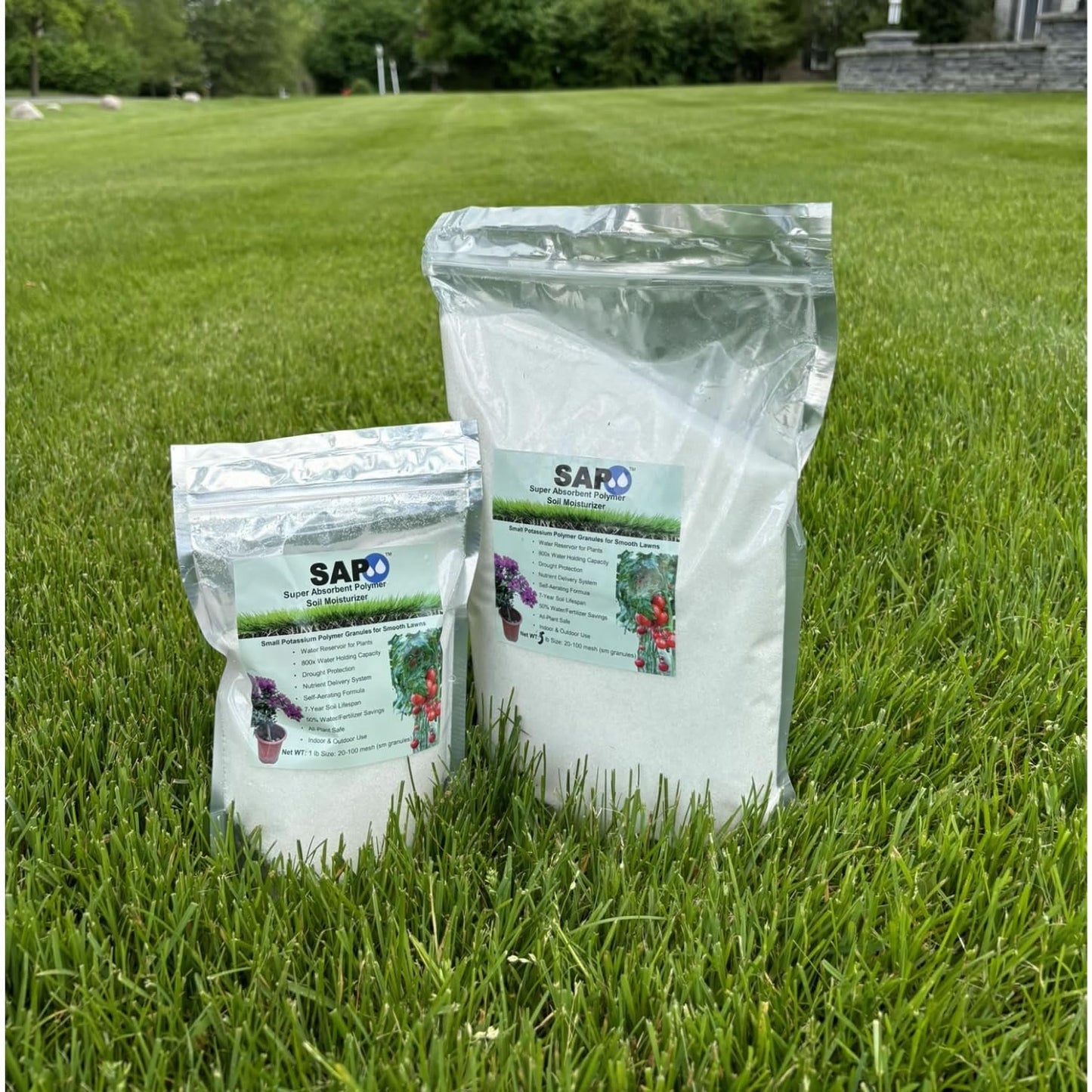 Soil Moist Sap Super Absorbent Polymer Water-Storing Crystal Gel Commercial Grade