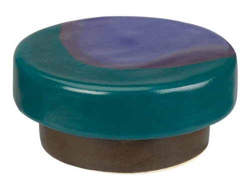 Mara Ceramic Stoneware Round Blue Green Lid for 16 Oz. Mug (Set of 2)