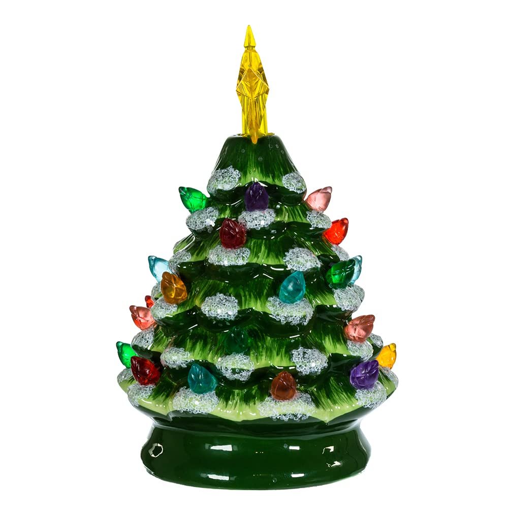 Kurt Adler C9537 Table Piece, 5.5 inch, Green
