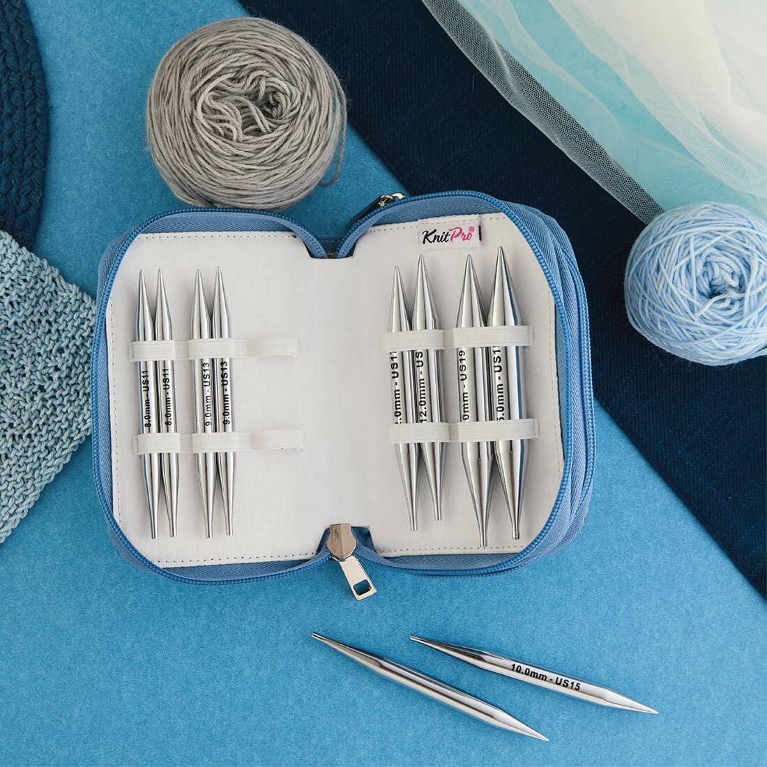 KnitPro Nova Chunky Interchangeable Needle Set 5" (13cm) | 5 US Sizes (11 to 19)
