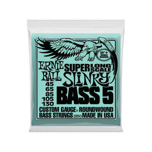 Ernie Ball Super Long Scale Nickel Wound Slinky Bass Guitar Strings Strings