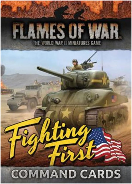 Flames of War - Mid War: United States: Fighting First Command Cards (FW243C)