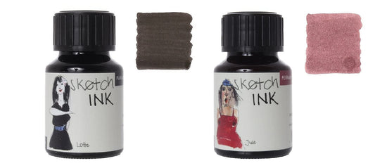 Rohrer & Klingner - 50ml Bottles Sketch Ink Set - 2 Pack - Lotte & Jule