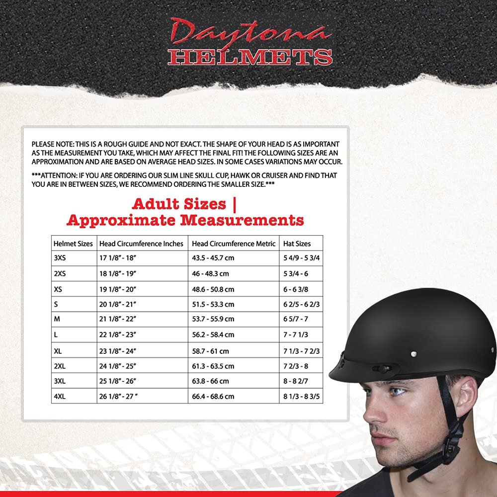 Motorcycle Helmet Half Skull Cap - Lightweight & Stylish DOT Approved Helmets for Adults - Perfect for Men and Women Riders - Comfortable & Secure Fit- Stylish Protection for Everyday Riding