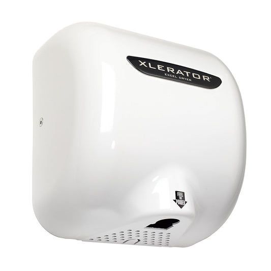 XLERATOR XL-W Automatic High Speed Hand Dryer with White Cover, 12.5 A, 110/120 V