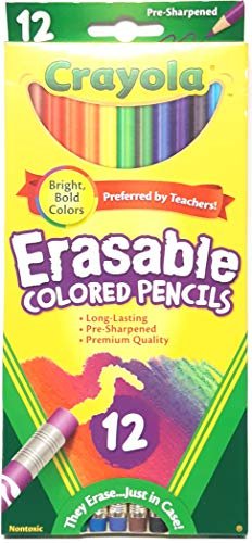 Crayola Short Erasable Colored Pencil 12Ct - Pack of 48