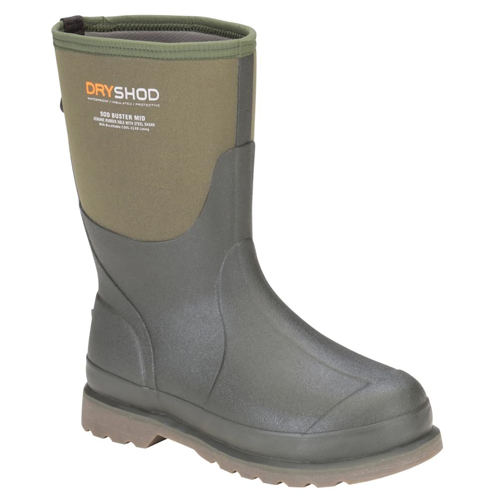 Dryshod Men's Sod Buster Outdoor and Garden Mid Boots