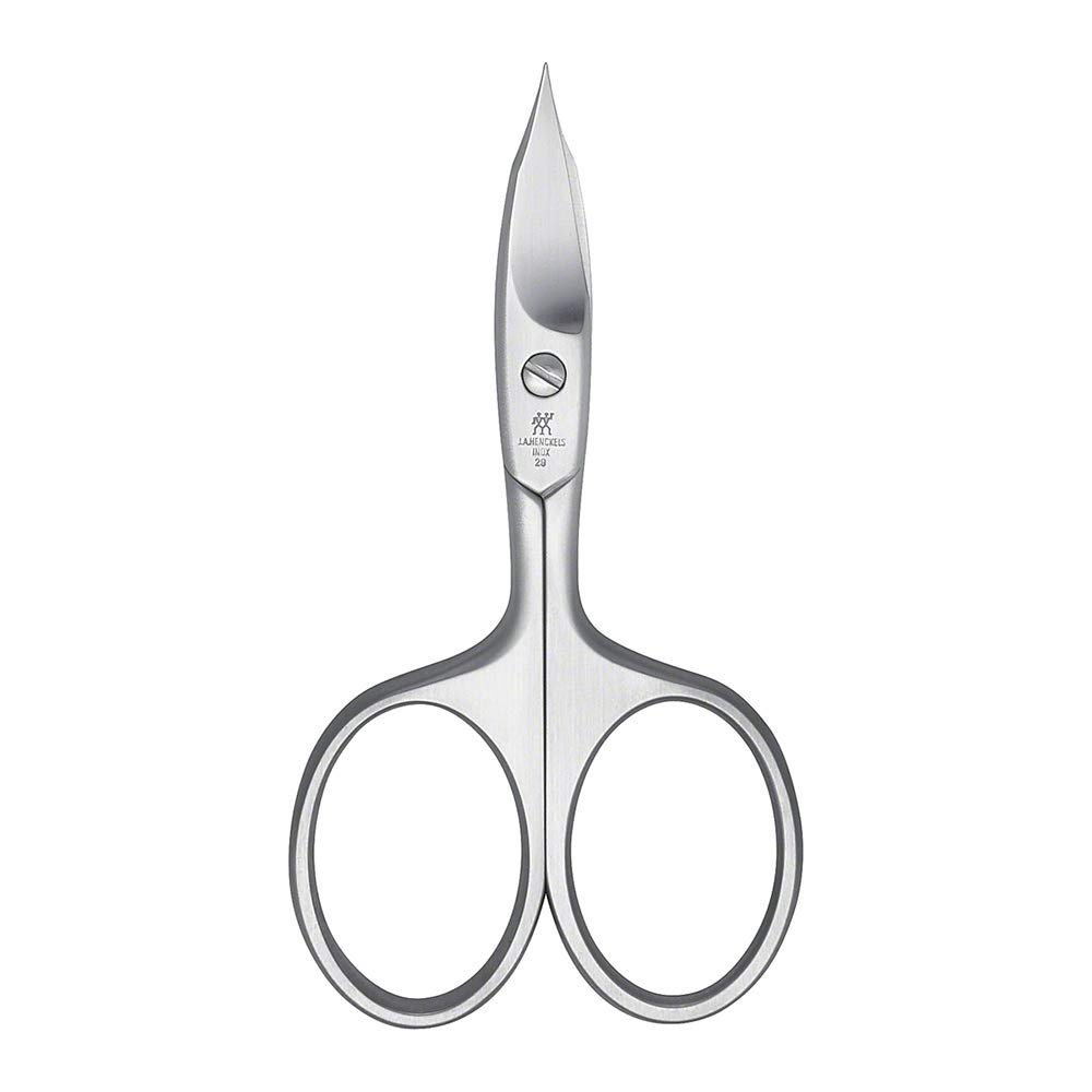 ZWILLING Beauty TWINOX Nail Scissors and Cuticle Scissors, 2-in-1 Scissors for Precise Cutting, Durable Stainless Steel Manicure Scissors, Matte, Premium Nail Care, 90 mm