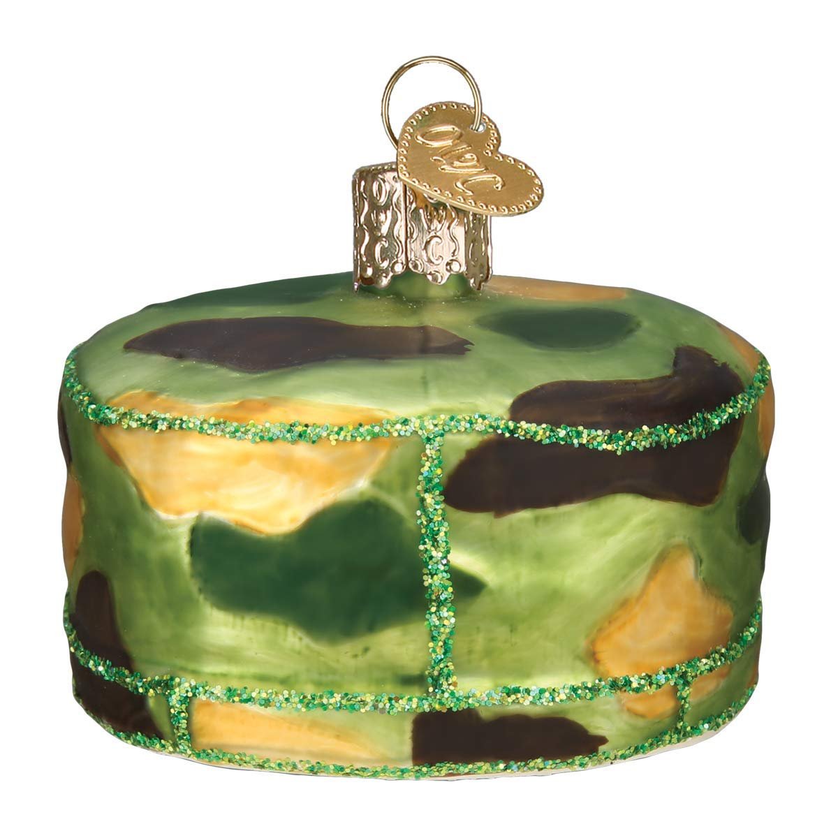 Old World Christmas Military Cap Glass Blown Ornaments for Christmas Tree