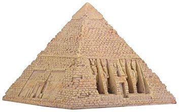 Egyptian Sandstone Pyramid Box Collectible Egypt Decoration Container