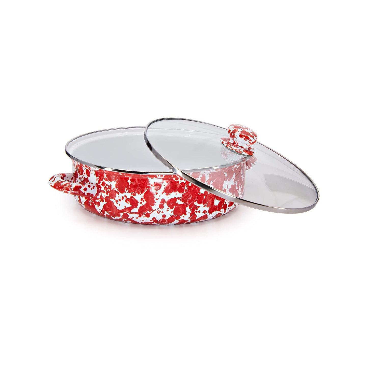 Golden Rabbit Enamelware - 3qt Saute Pan