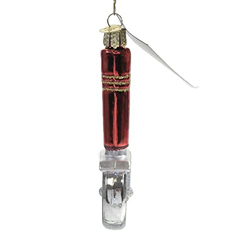 Old World Christmas Ornaments Pizza Cutter Glass Blown Ornaments for Christmas Tree