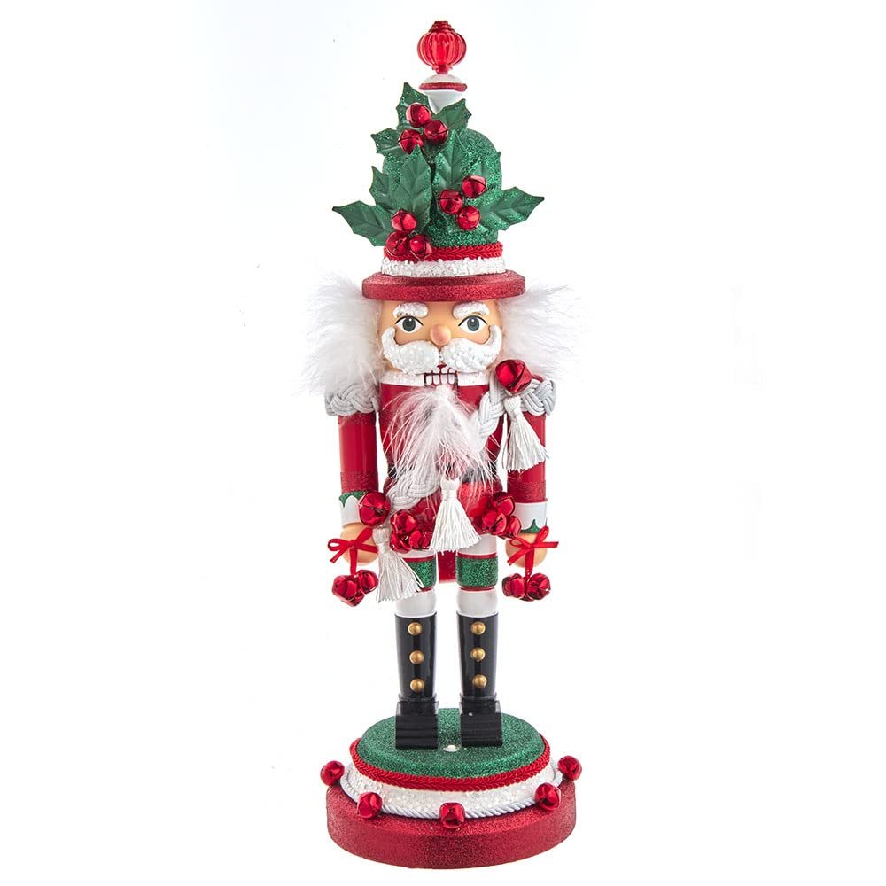 Hollywood Nutcrackers Hollywood Musical Jingle Bells Nutcracker, 17-Inch, Multicolored