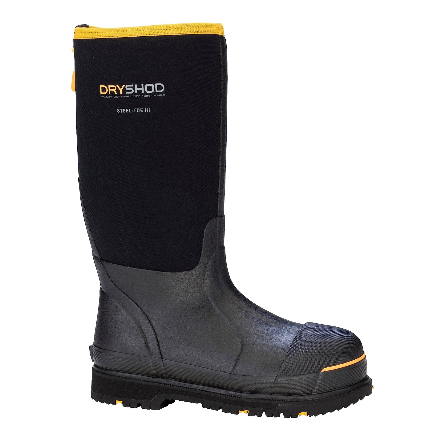 Dryshod Mens Wixit Cool-Clad Waterproof Steel Toe Work Safety Boots- Brown