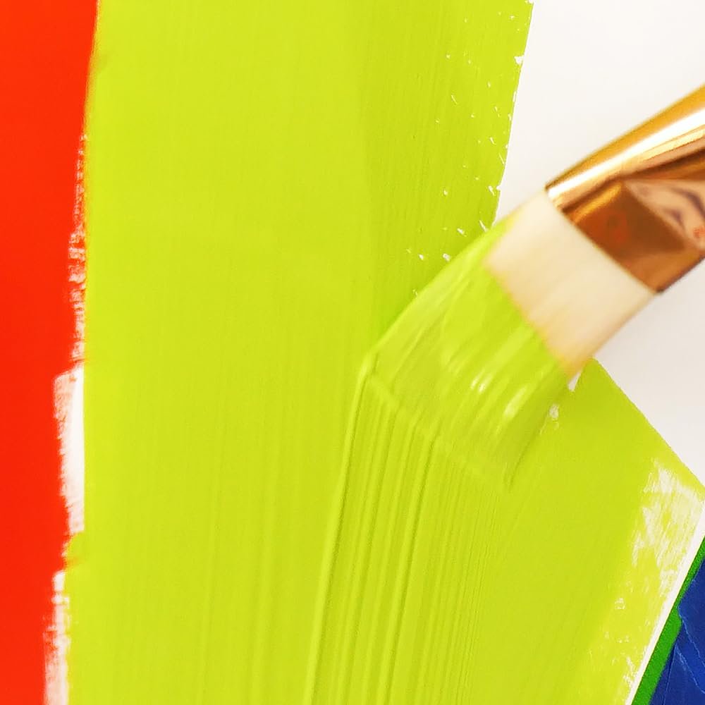 GOLDEN SoFlat Matte Acrylics, Yellow Green, 2 fl. oz. Jar, Professional Acrylic Paint, Semi-Opaque