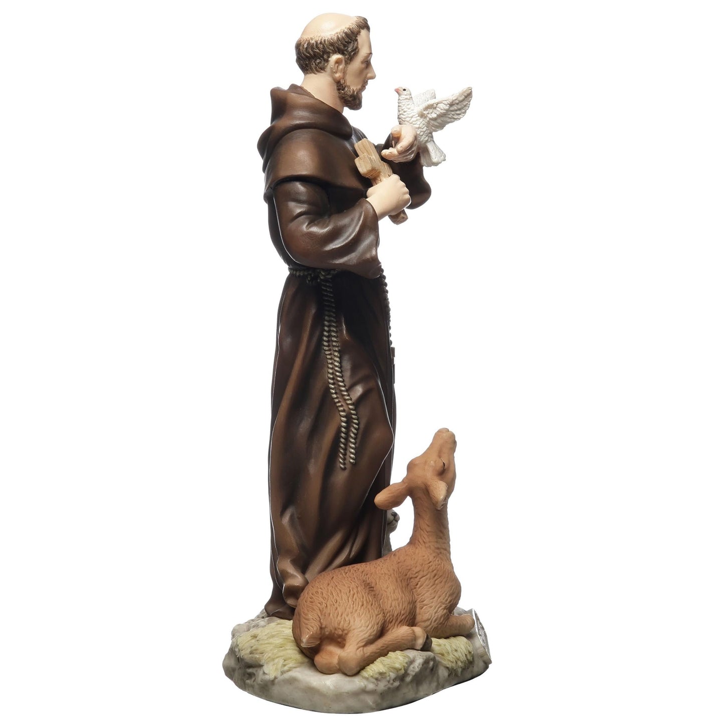 Veronese Design 6 1/8 Inch Saint Francis of Assisi Polyresin Hand Painted Religious Collectible Figurine Sculpture
