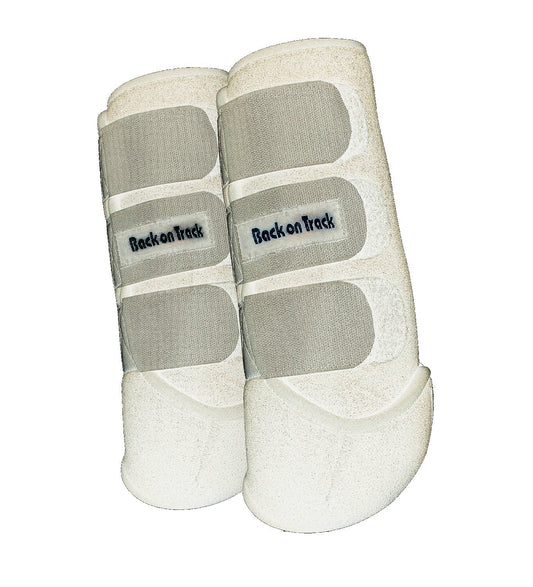 Back on Track Therapeutic Horse Exercise Boots for Hind Legs, White, Small
