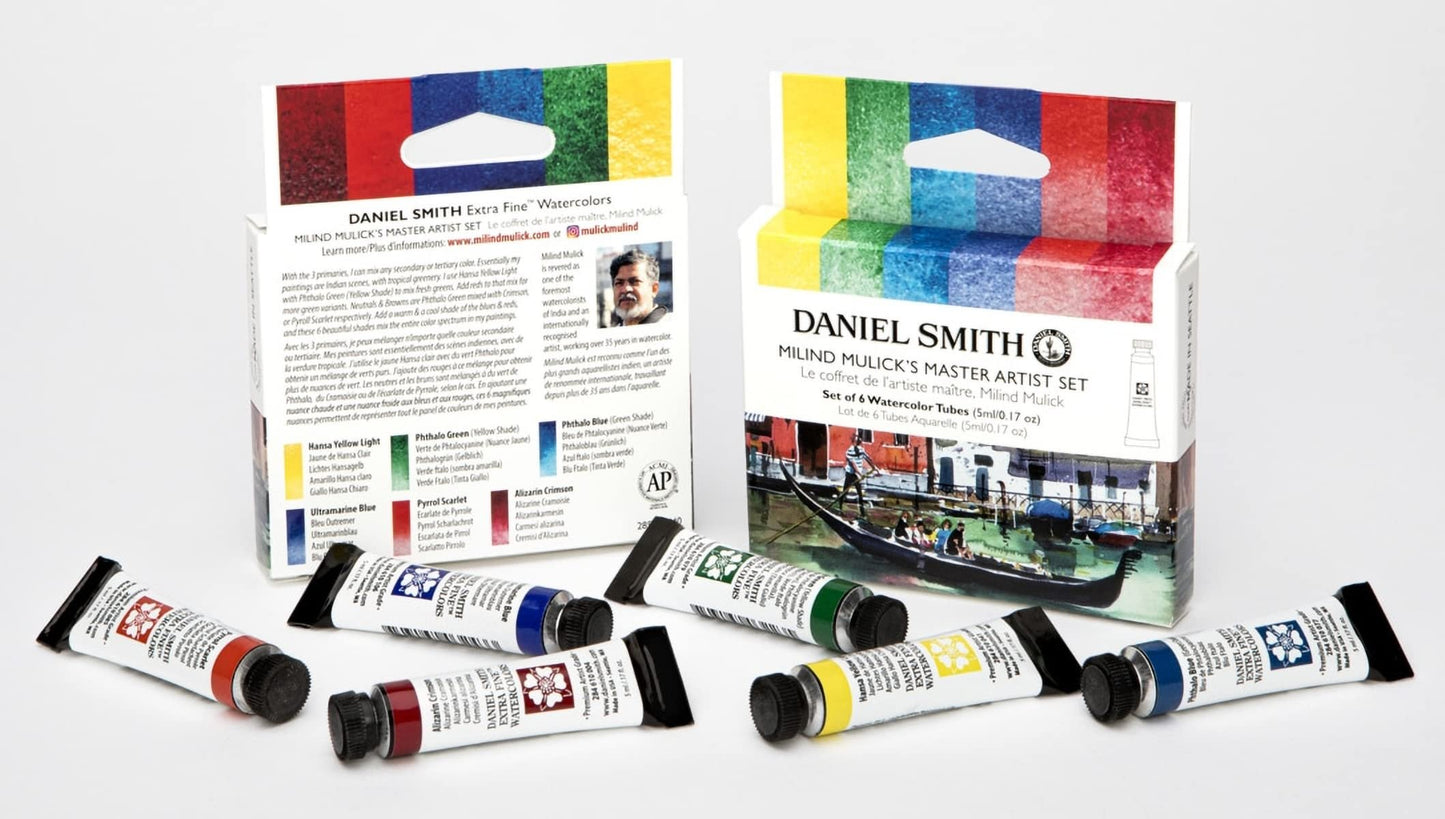 Daniel Smith Extra Fine Transparent Watercolor Set, 0.2 fl oz (5 ml)